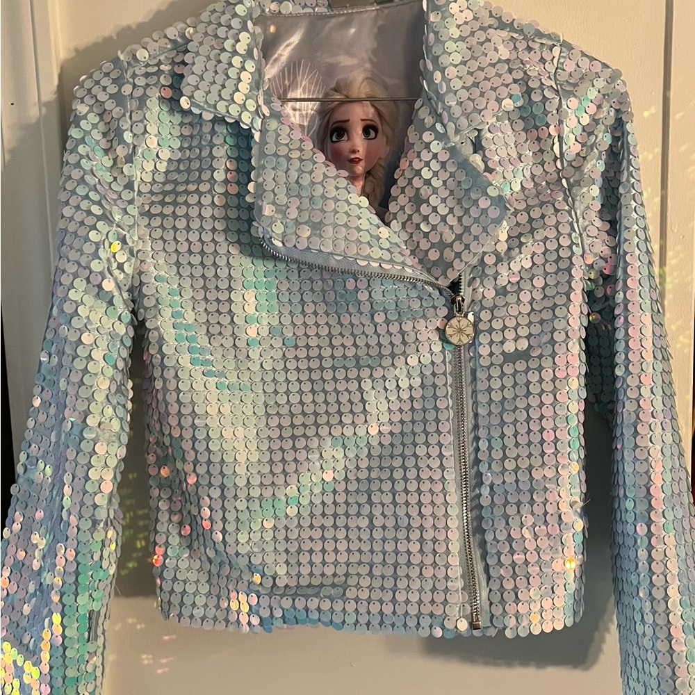 Disney frozen sequins girls jacket